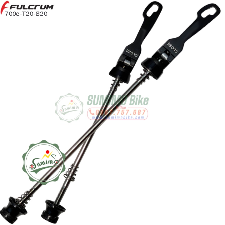 Bánh bộ FULCRUM Racing Quattro LG 622x15x30 T20/S20 căm - Đùm líp thả 11 Speed - Thắng càng - Made in Italya