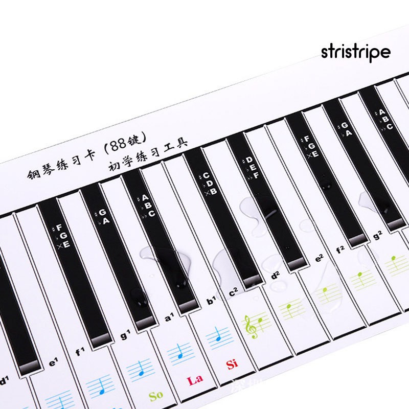 Thẻ luyện bàn phím piano 88 phím chống thấm nước