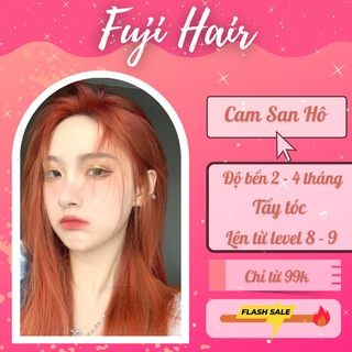 Thuốc nhuộm tóc cam san hô kèm tẩy | fujihaircolor