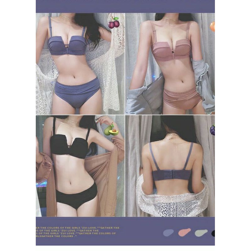 Bộ Đồ Lót Đúc Quả Vuông Nâng Ngực mã 971