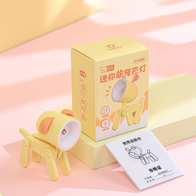 Đèn LED Để Bàn Mini Hình Chú Cún Đáng Yêu
