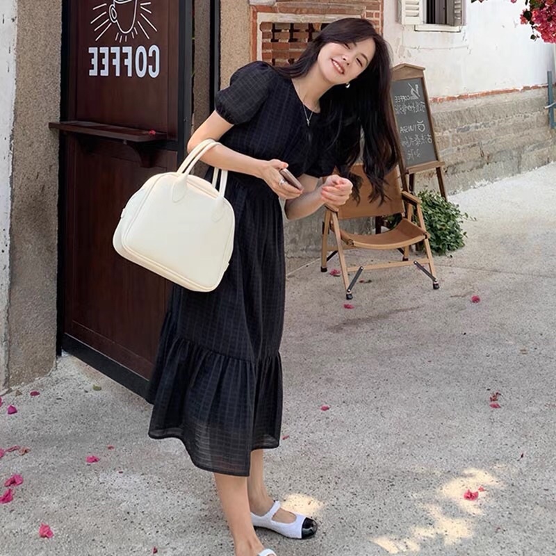 (Có BigSize) Đầm Váy Maxi Đuôi Cá Nhún Ngực 3 Màu