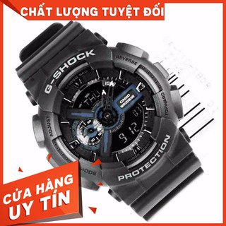 Hot đồng hồ nam dây nhựa g-shock chính hãng casio anh khuê ga-110-1bdr chống nước tuyệt đối