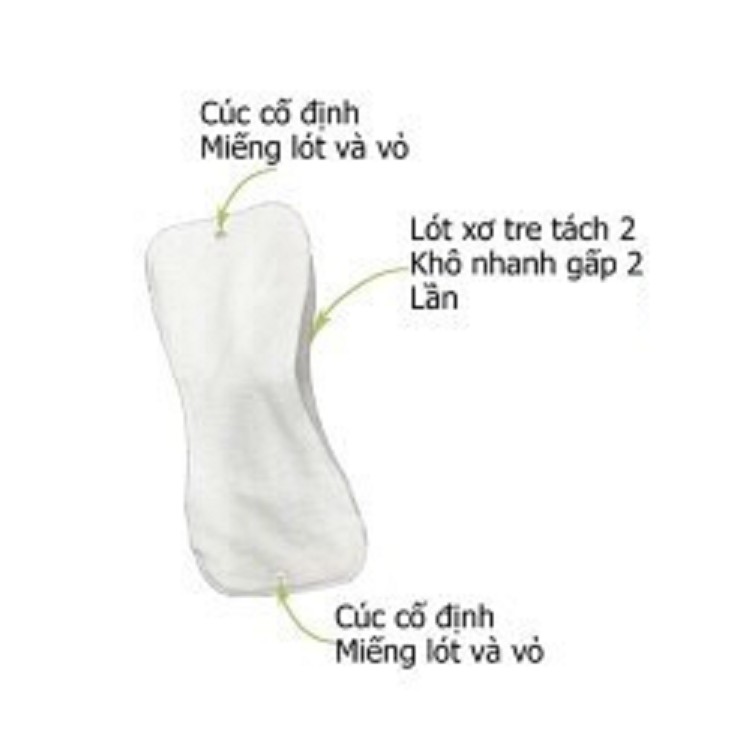 Bỉm Vải Goodmama Size M( 3-13kg),L( 10-20kg) Ban đêm