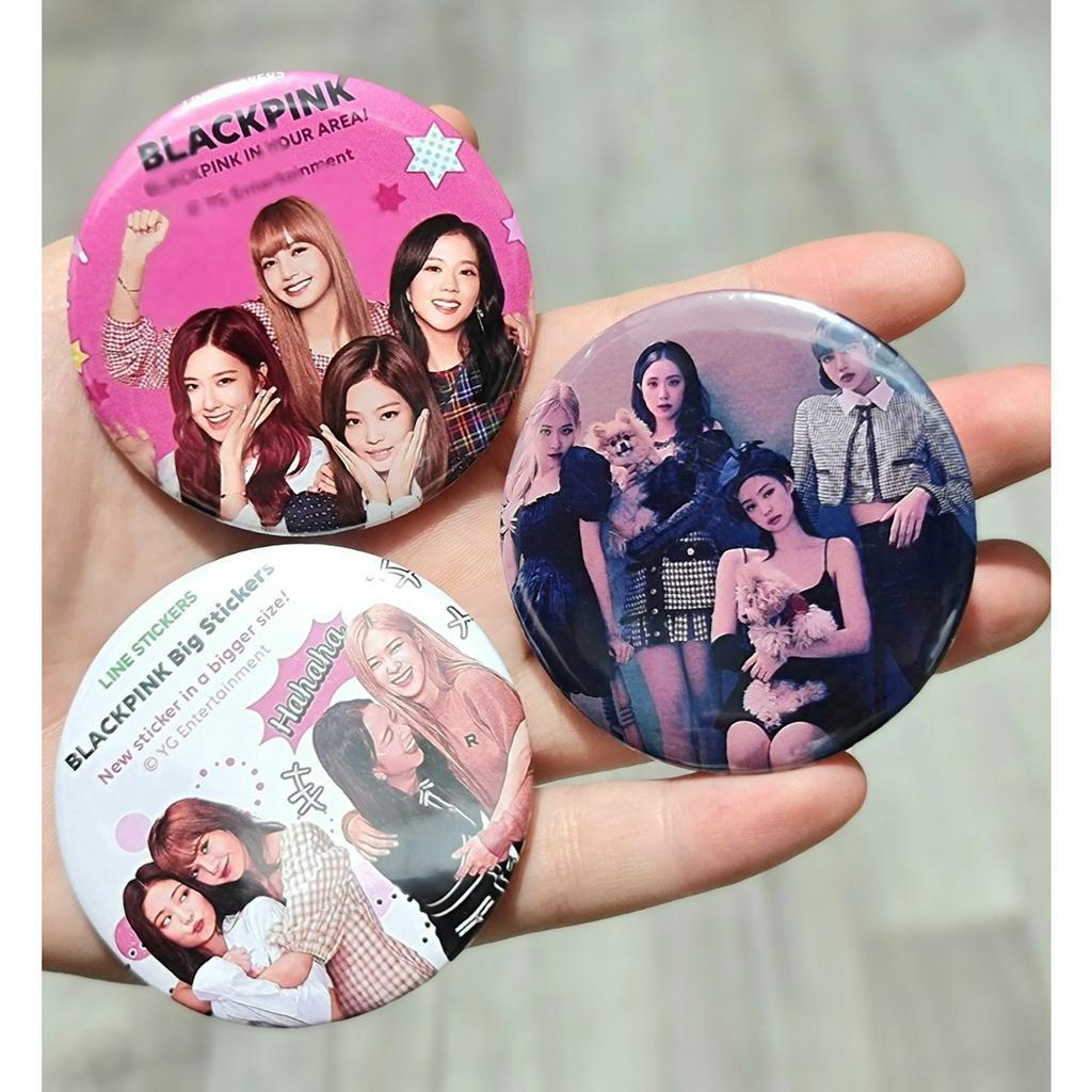 Huy hiệu cài áo in hình BLACKPINK