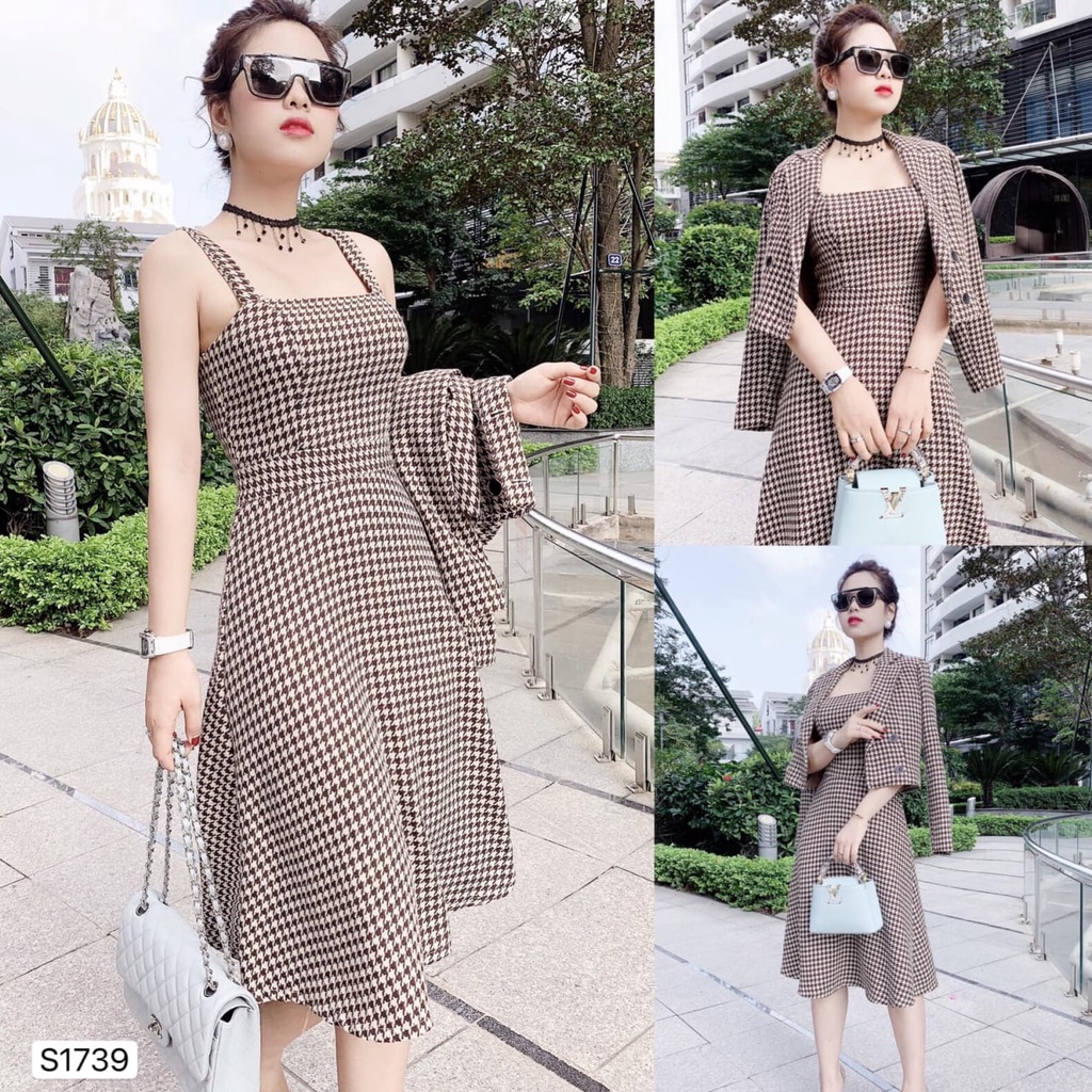 Set dạ thiết kế ziczac S1739 - HELASHOP