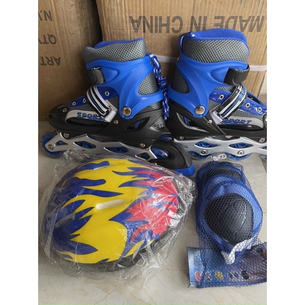 Giày Trượt Patin Phát Sáng Sport Trẻ Em - Batin Người Lớn QF Thế Hệ Mới