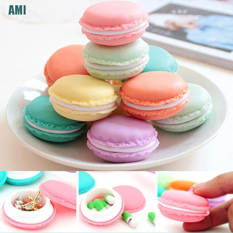 Hộp Đựng Trang Sức Hình Bánh Macaron Dễ Thương