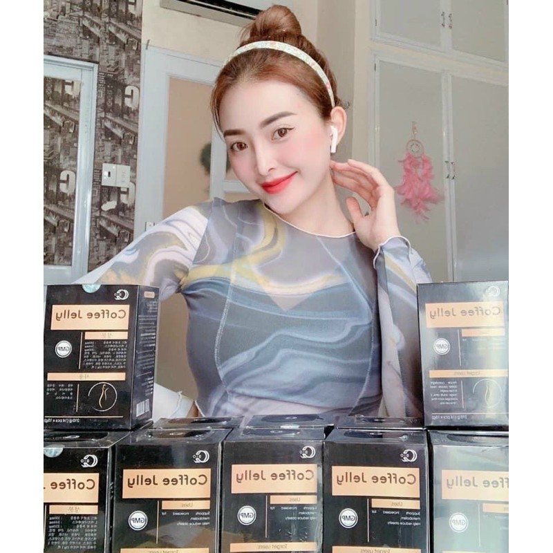 Lẻ 1 gói Thạch Coffe giảm cân đẹp dáng đẹp da coffee jelly