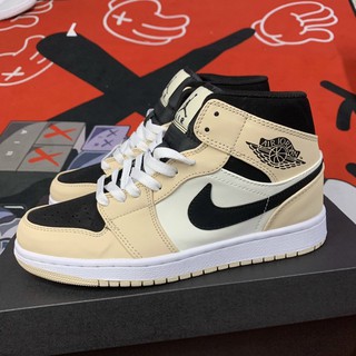 (Ảnh thật + video) Giày thể thao sneaker cao cổ vàng nhạt