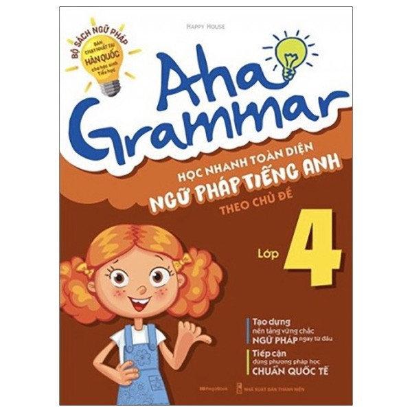 Sách Megabook - Combo Aha Grammar - Toàn Diện Ngữ Pháp Tiếng Anh Lớp 4 Theo Chủ Đề (Bộ 2 Cuốn)