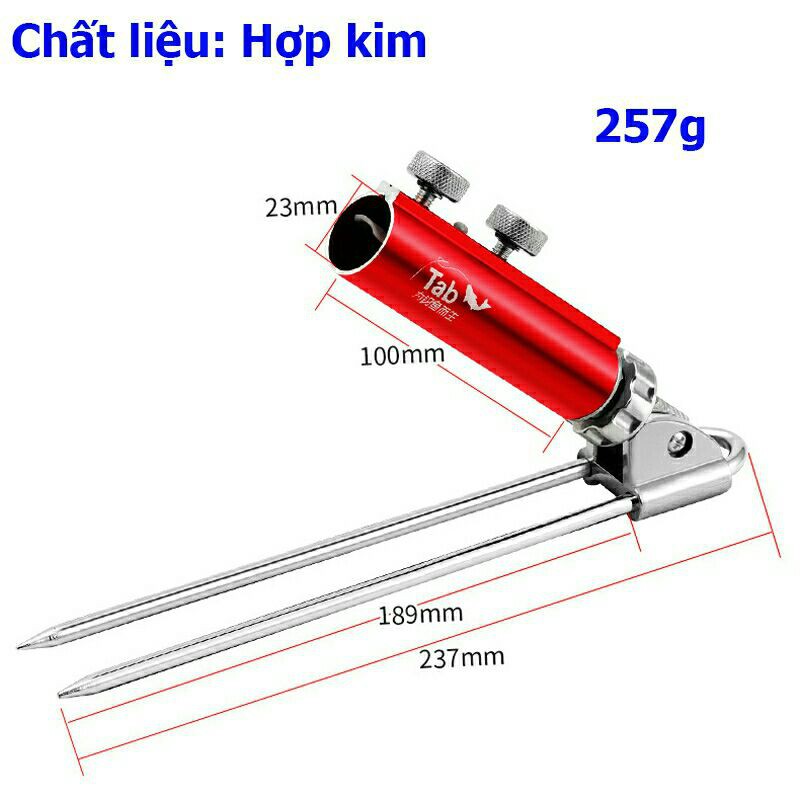 Chân cắm đất gác cần câu Đài, Chống cần