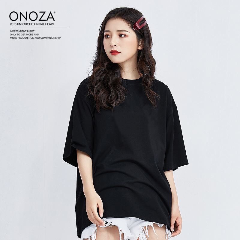 Áo Thun Nam Nữ TRƠN UNISEX Simple Form Rộng Tay Lỡ - Kiểu áo phông nữ thun Cotton co dãn Khải Hoàng