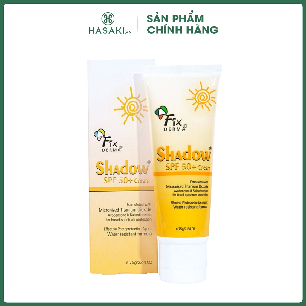 Kem Chống Nắng Fixderma Dưỡng Ẩm Cho Da Mặt &amp; Cơ Thể 75g - Hasaki - Hàng Chính Hãng