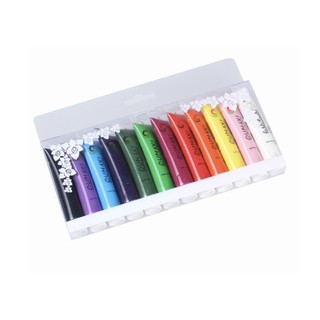 Bột Vẽ Móng Nổi 3D Oumaxi Set 12 Màu