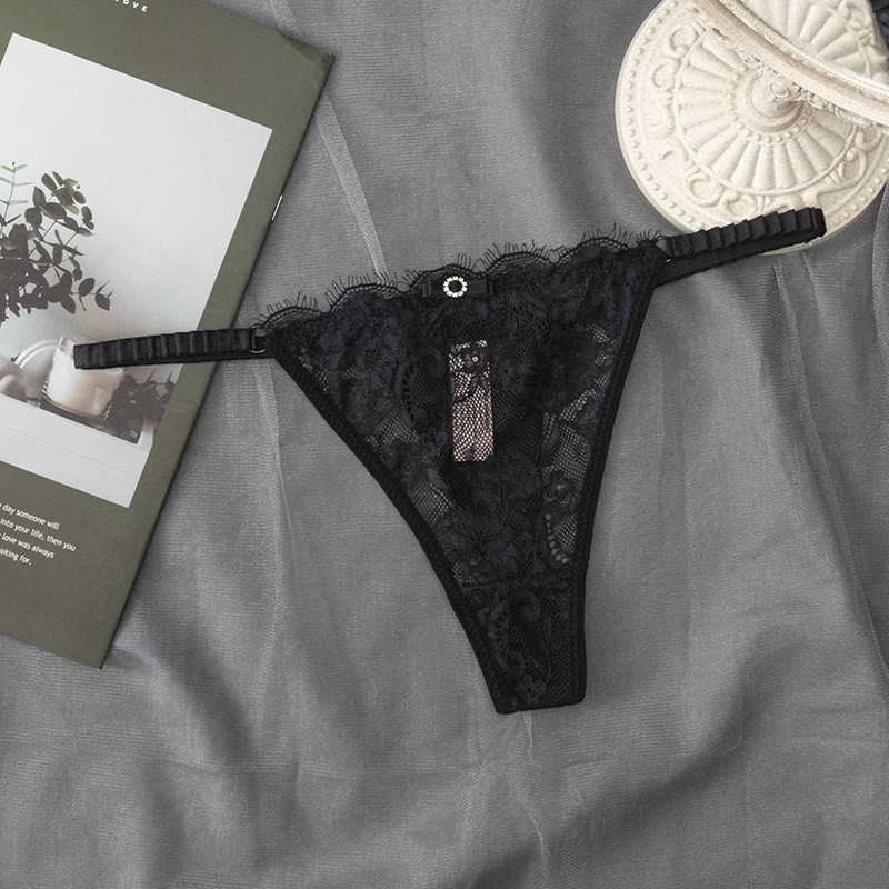 Quần Lót Nữ Ren Lọt Khe Sexy - Quần Lót Lọt Khe chun hông gợi cảm ôm dáng tạo đường cong quyến rũ mẫu 8001