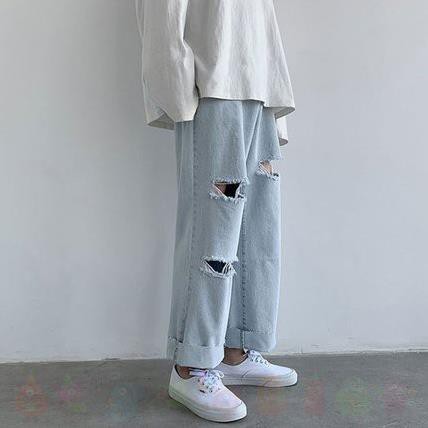 Quần baggy jean nam nữ - Form rộng - Giá rẻ - Kèm ảnh thật - Cam kết đổi trả free với hàng lỗi-N20