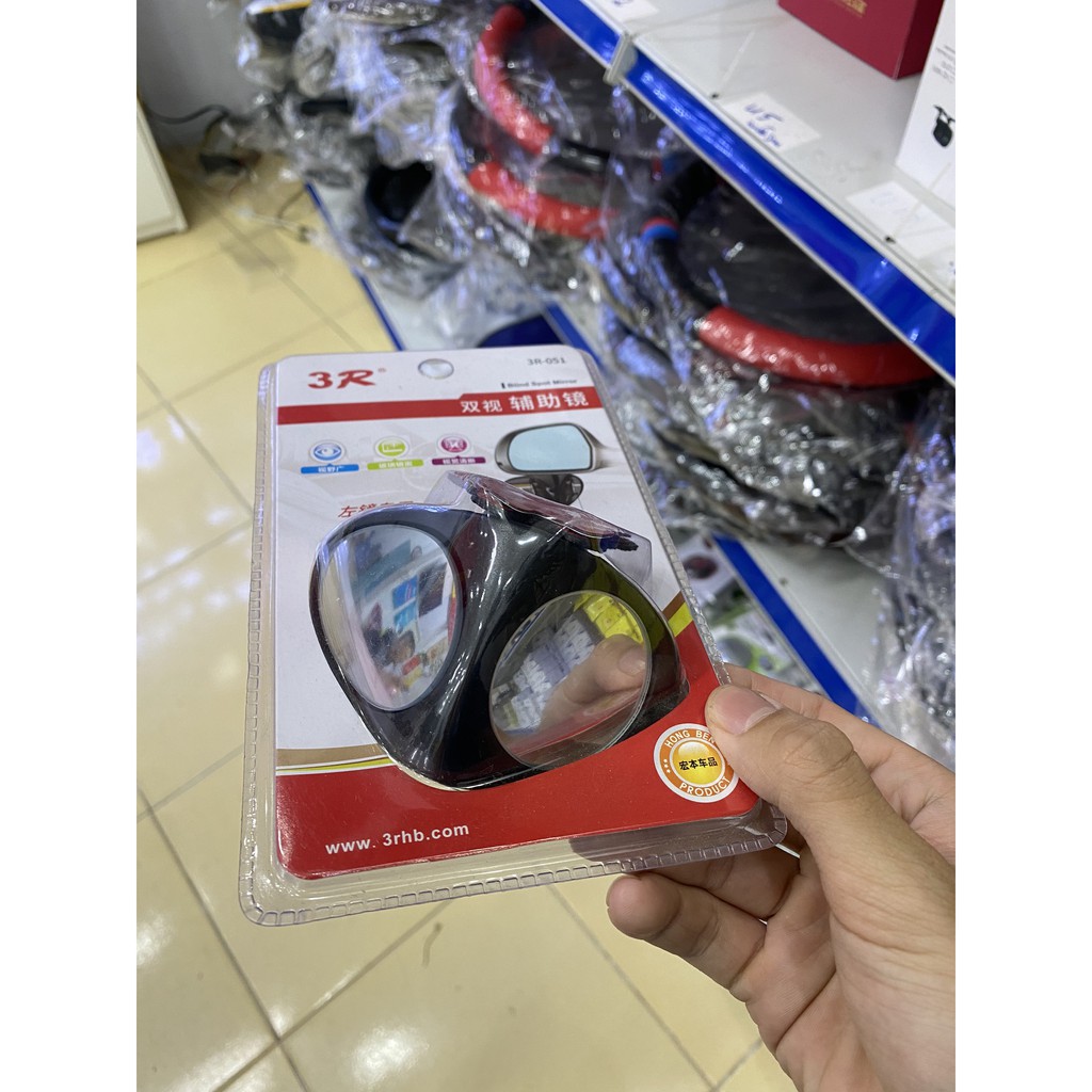 Gương cầu lồi soi bánh trước, bánh sau, điểm mù ô tô, gương ô tô 360 độ