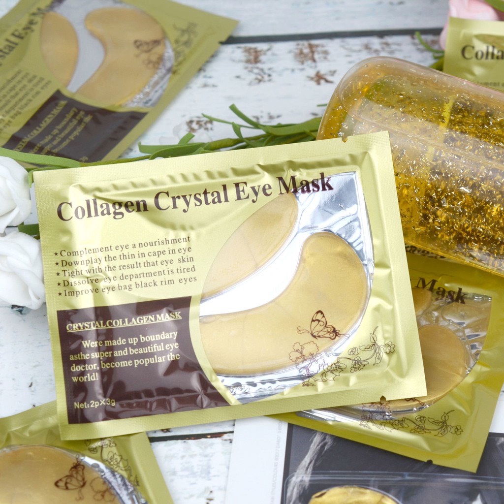 Mặt nạ mắt Collagen Crystal Eye Mask - Mặt nạ dưỡng làm mờ thâm quầng mắt superbag668 424