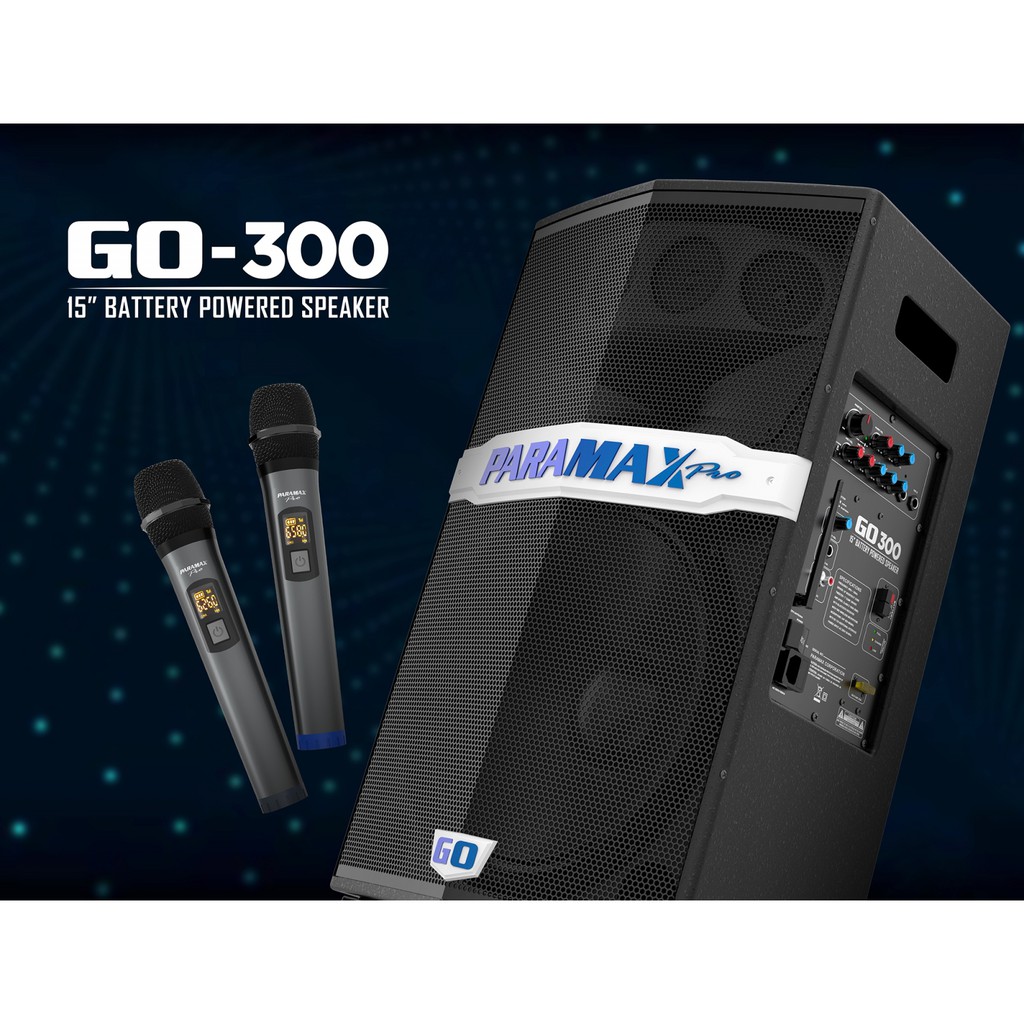 Loa kéo di động PARAMAX GO300 Bass 4 tấc