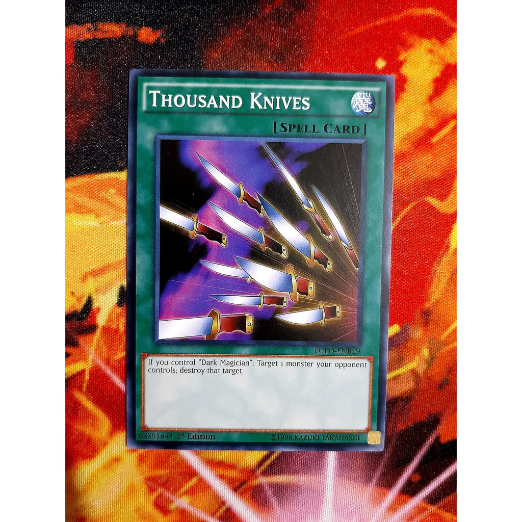 Thẻ Bài Mint90 Yugioh Spell Thousand Knives - Common