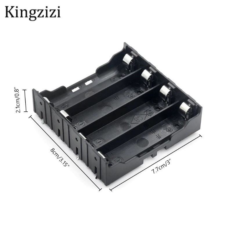 Hộp đựng 4 pin 18650 cứng chuyên dùng cho sạc dự phòng DIY