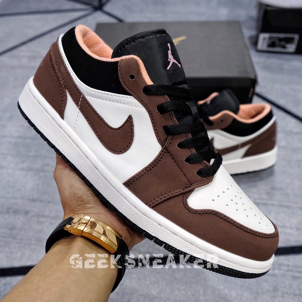 [GeekSneaker] Giày Sneaker Jordan 1 Low " Mocha Brown " | BigBuy360 - bigbuy360.vn