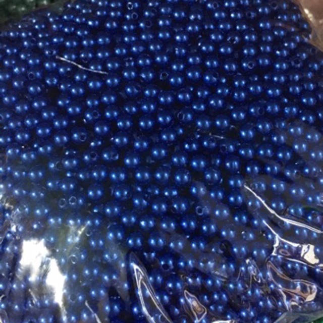 100gram hạt bẹt 10mm (hạt cườm nhựa) hạt nhựa giả ngọc trai nhựa Acrylic