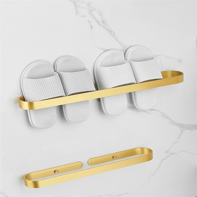 Không gian nhôm phòng tắm giá dép nhà vệ sinh treo tường lưu trữ giày hiện vật đục lỗ miễn phí để | BigBuy360 - bigbuy360.vn