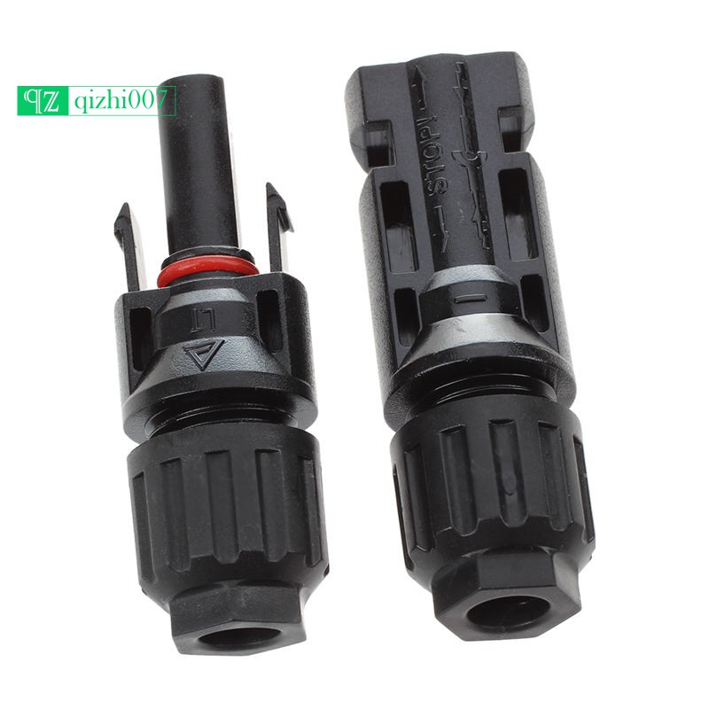 1 Cặp Đầu Nối Mc4 Male+Female M/F Cho Tấm Sạc Năng Lượng Mặt Trời Qin007