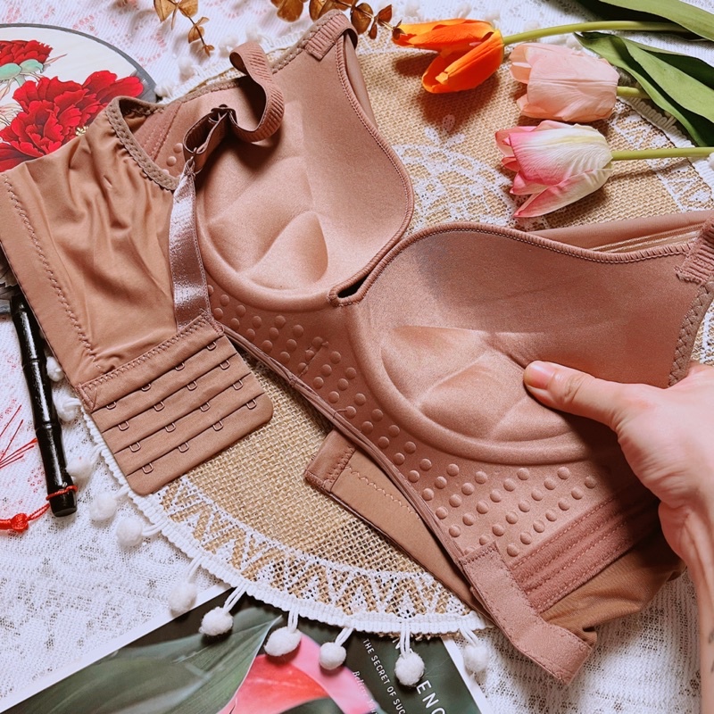 Áo lót bản to định hình su mềm nâng vừa 1,5CM, siêu gom và nâng ngực chống xệ, che mỡ lưng hoàn hảo