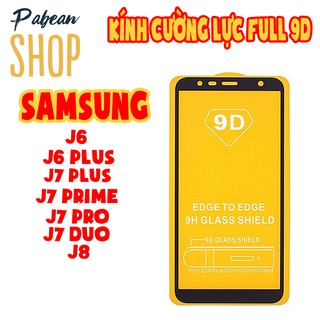 KÍNH CƯỜNG LỰC FULL MÀN 9D CHO SAMSUNG J6/J6+/J7+/J7PRIME/J7PRO/J7DUO/J8