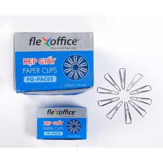 Combo 10 hộp nhỏ Kẹp giấy Tam Giác C62 Thiên Long ( Đủ kim)