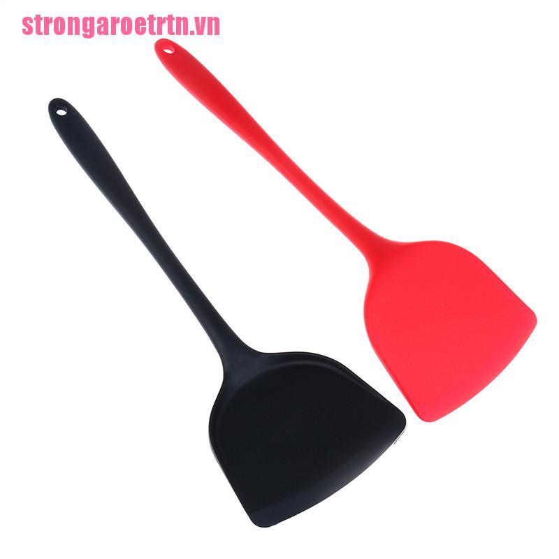 Xẻng nấu ăn silicon chống dính chịu nhiệt cao tiện lợi