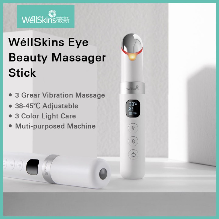 Máy massage mắt Xiaomi Youpin WéllSkins hỗ trợ thư giãn giảm nếp nhăn chăm sóc da mắt hiệu quả MY300
