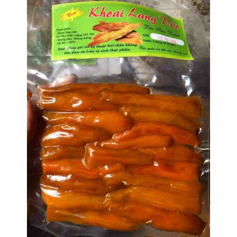 Gói 250g Khoai lang mật sấy dẻo Đà Lạt