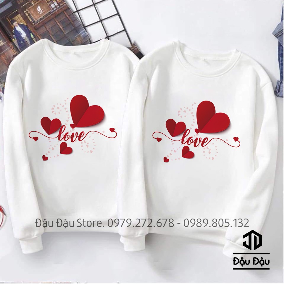 { trùm sỉ } ÁO NỈ ĐÔI TÌNH YÊU, ÁO CẶP HOODIE