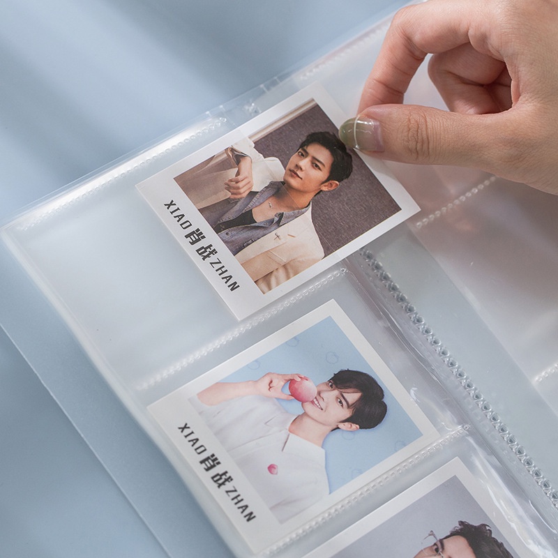 Album đựng thẻ INFEEL.ME có nút cài thiết kế ngăn đựng trong suốt tiện dụng sưu tập ảnh thẻ thần tượng