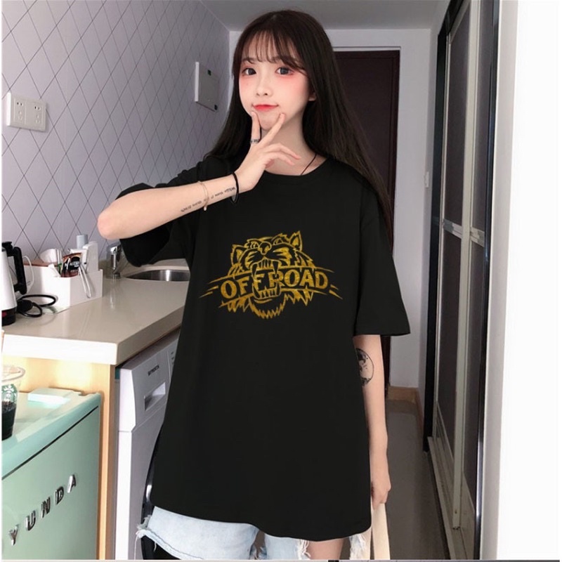 Áo thun tay lỡ unisex nam nữ OFFROAD form rộng dáng xuông chất mịn áo thun oversize basic M7