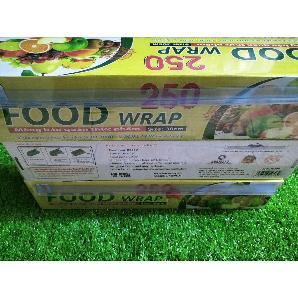 combo 3 hộp màng bọc thực phẩm FOODWRAP 250