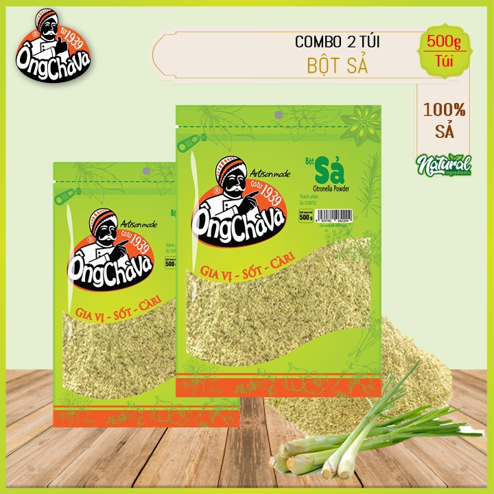 Bột sả Ông Chà Và 1kg (Lemongrass powder)