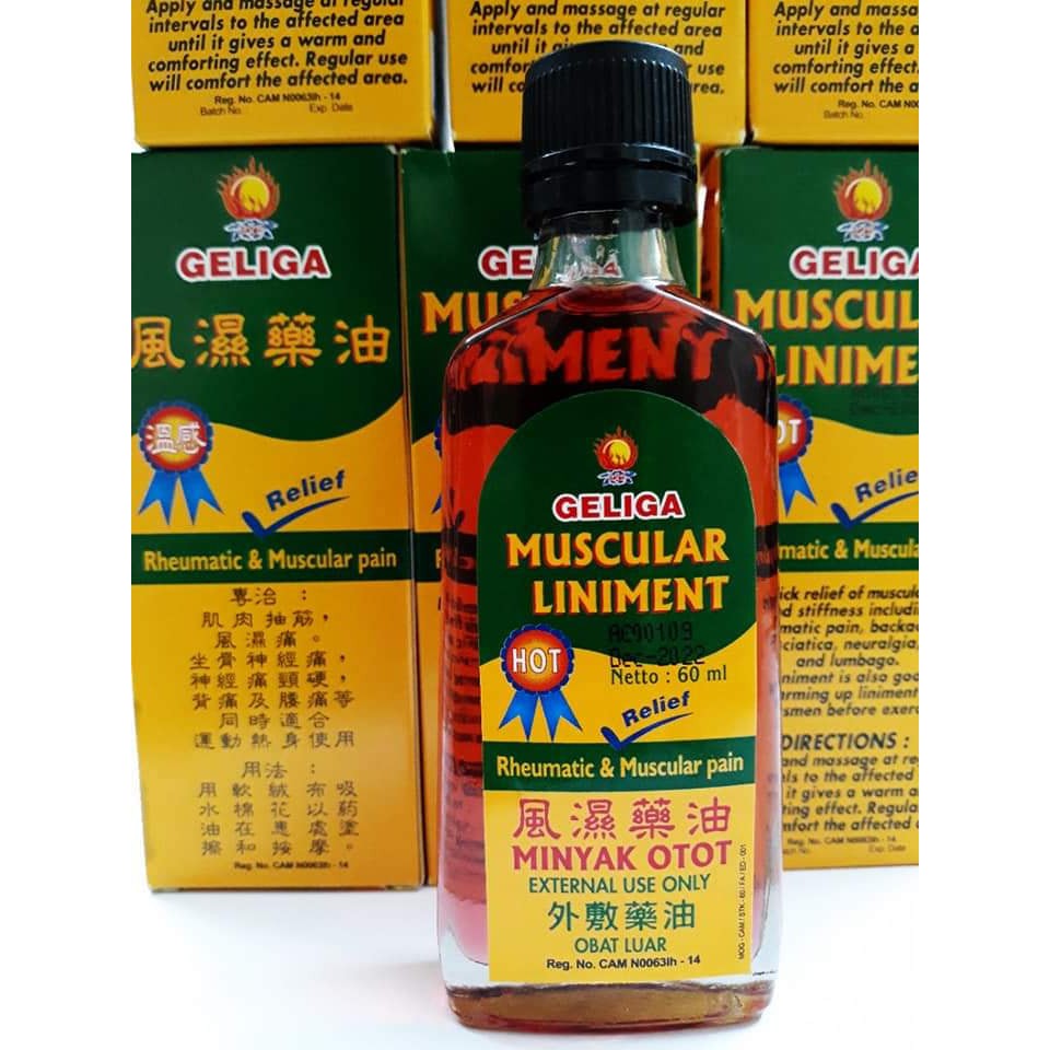 DẦU NÓNG GELIGA MUSCULAR LINIMENT