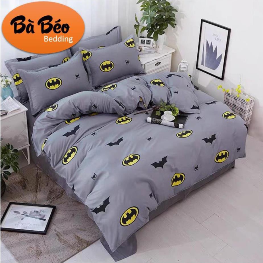 Ga Giường Đai Thun Gồm 3 màu, Ga gối Batman, Ga gối Chó nền kẻ , Ga Gối Drm Bì Thư Bộ sưu tập Drap Giường Hoạt Hình Đẹp | BigBuy360 - bigbuy360.vn