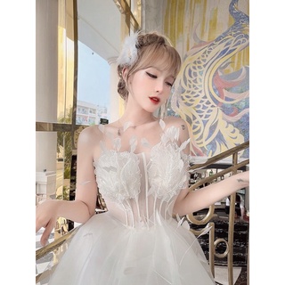 Cài tóc Lông Vũ trắng