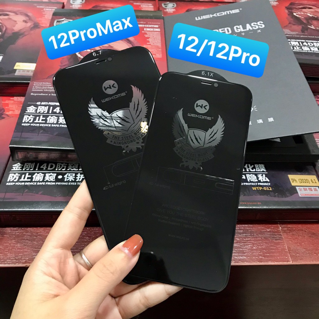 Cường lực chống nhìn trộm King Kong iPhone 11 11 Pro Max 12 12 Pro 12 Pro Max xịn xò