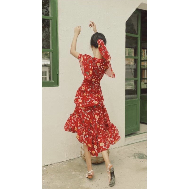 Váy hoachoem vintage