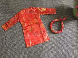Áo dài xinh (kèm mấn)