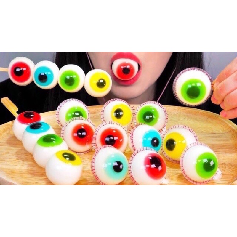 Kẹo Dẻo Trolli hình con mắt 1 chiếc hàng chính hãng Đức