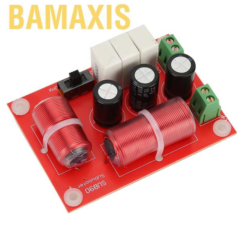 Bamaxis 3 Way Audio Speaker Crossover Filter 120W Bass Frequency Divider for 4‑8in Supplies