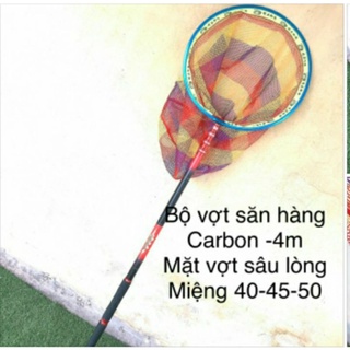 Vợt carbon, vợt xúc cá carbon